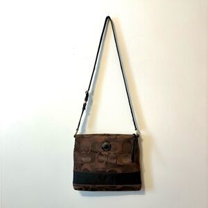 Brown coach purse